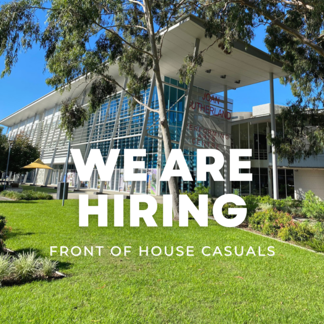 We are hiring: Front of House Casuals