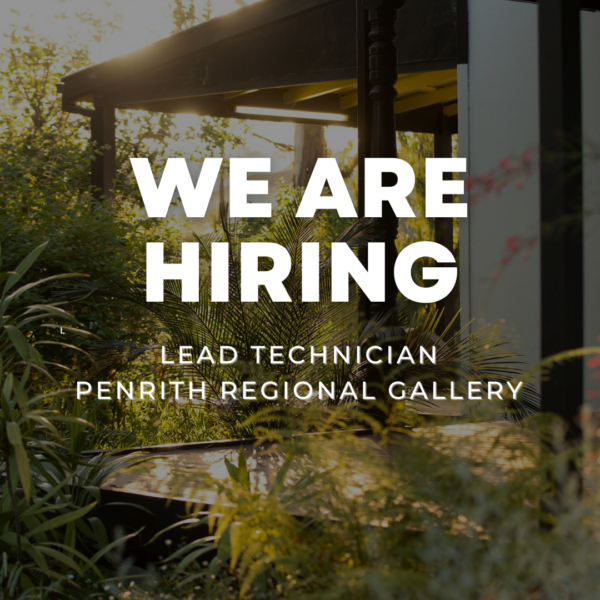 Hiring lead technician Penrith Regional Gallery